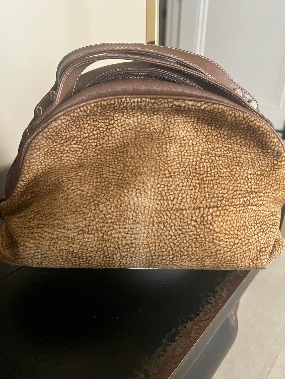 Borbonese Redwall Vintage Mini EUC!!